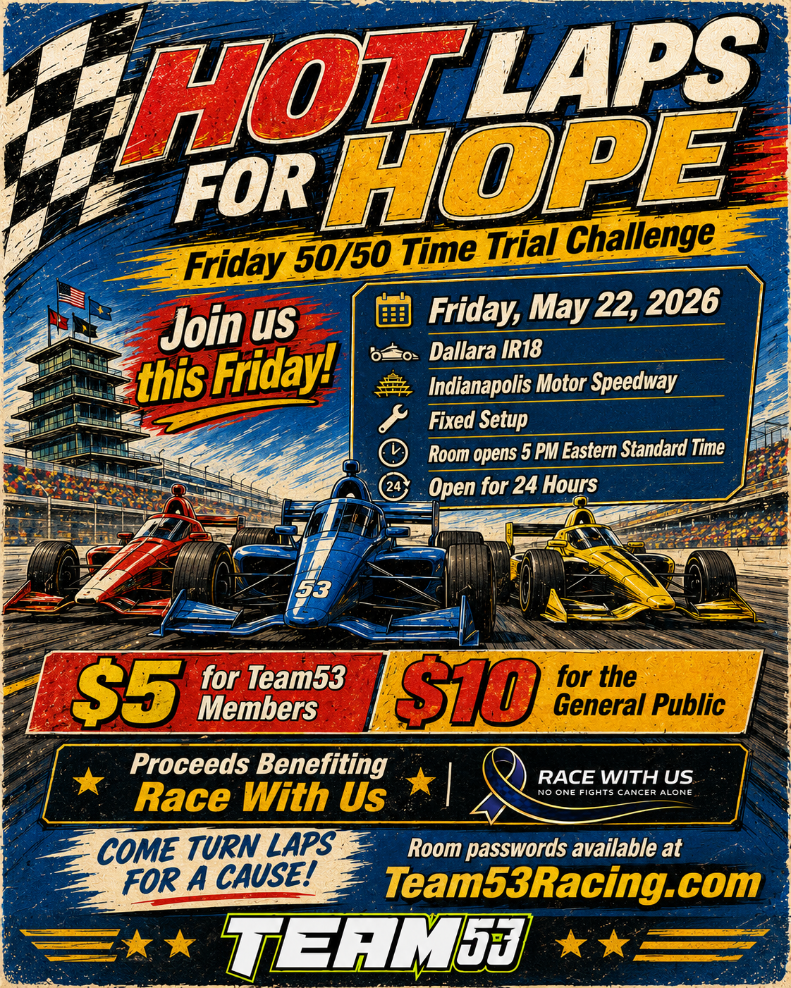 Hot Laps for Hope – Time Trial Challenge Entry - 5/22/26